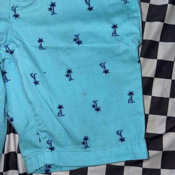 The children’s place palm tree outfit shorts size 7-small stain shirt nwt 7/8 - Picture 2 of 5